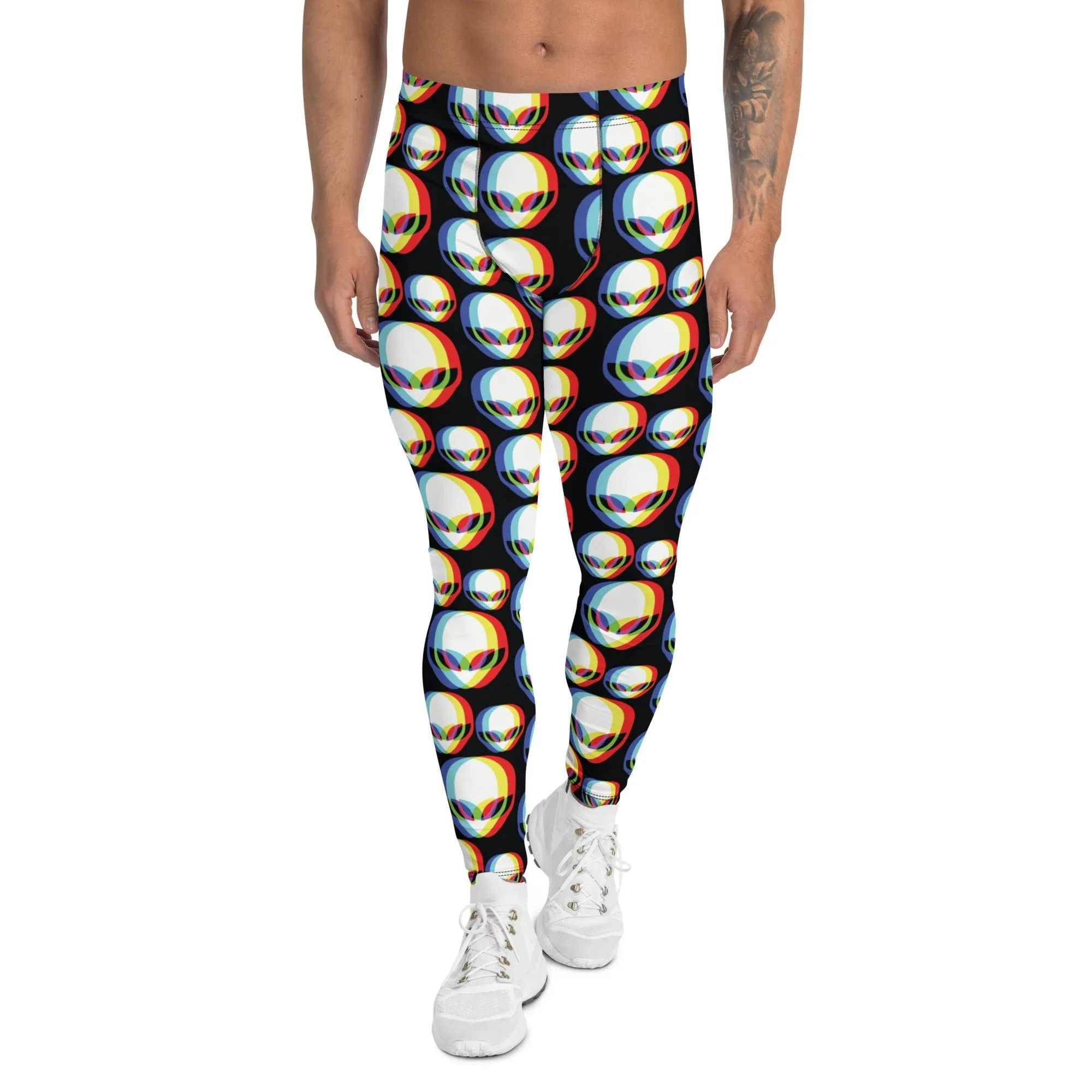 Trippy Alien Men's Leggings