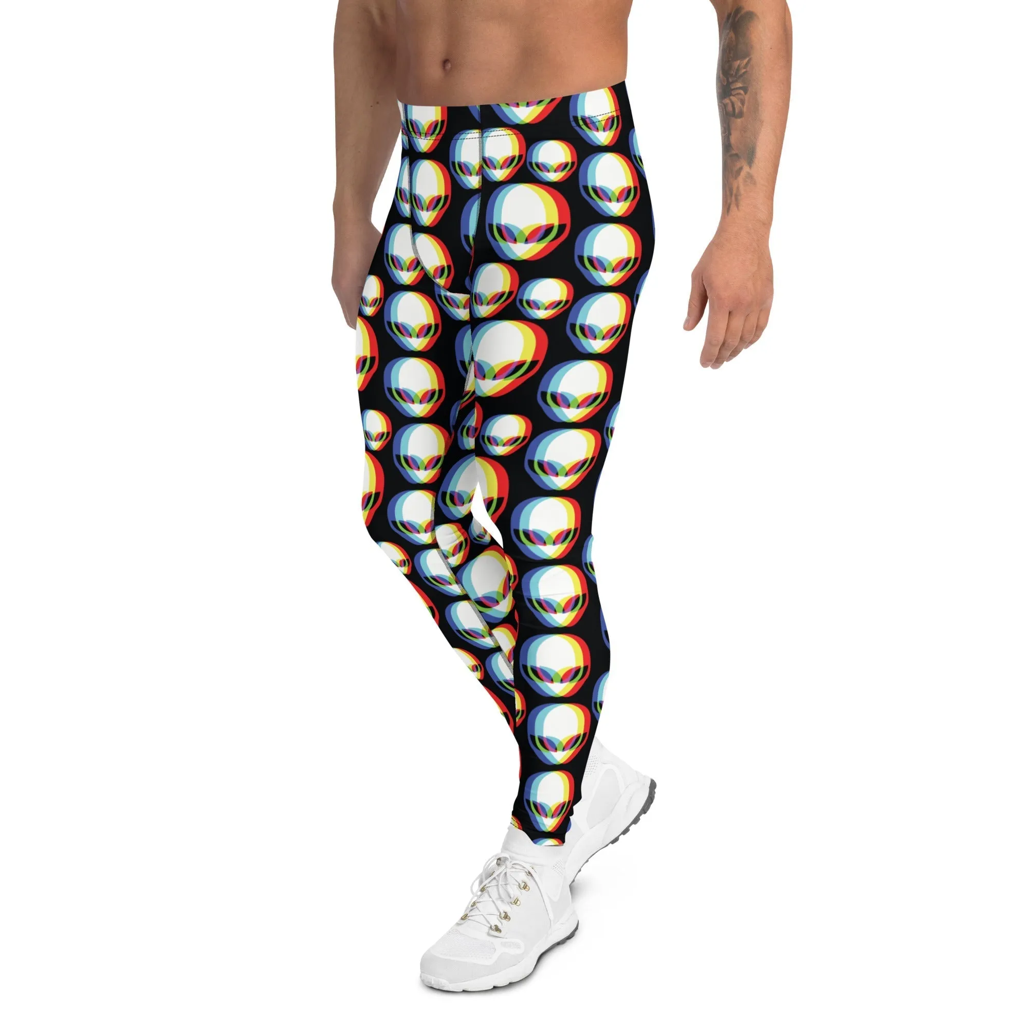 Trippy Alien Men's Leggings