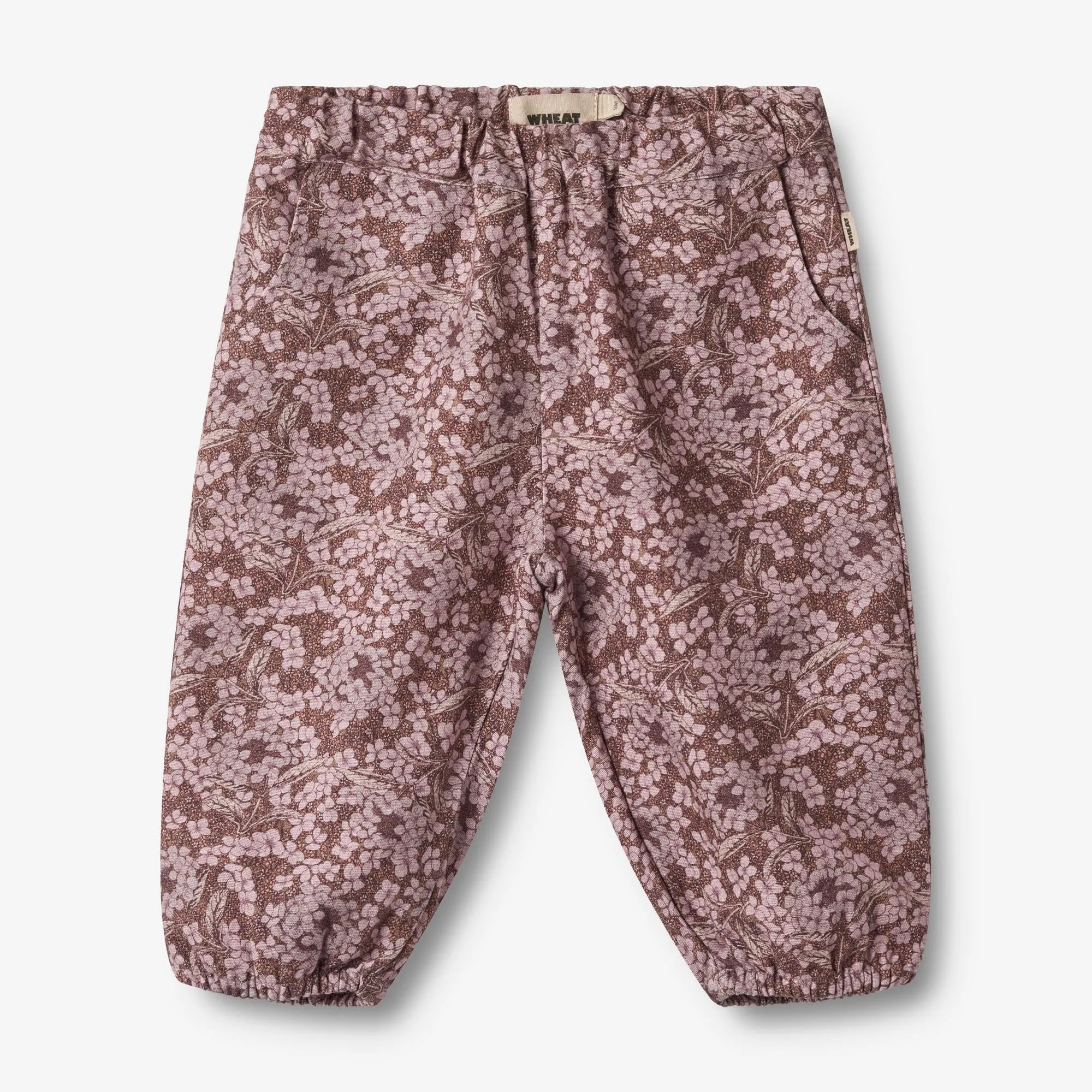 Trousers Lined Malou - hydrangeas