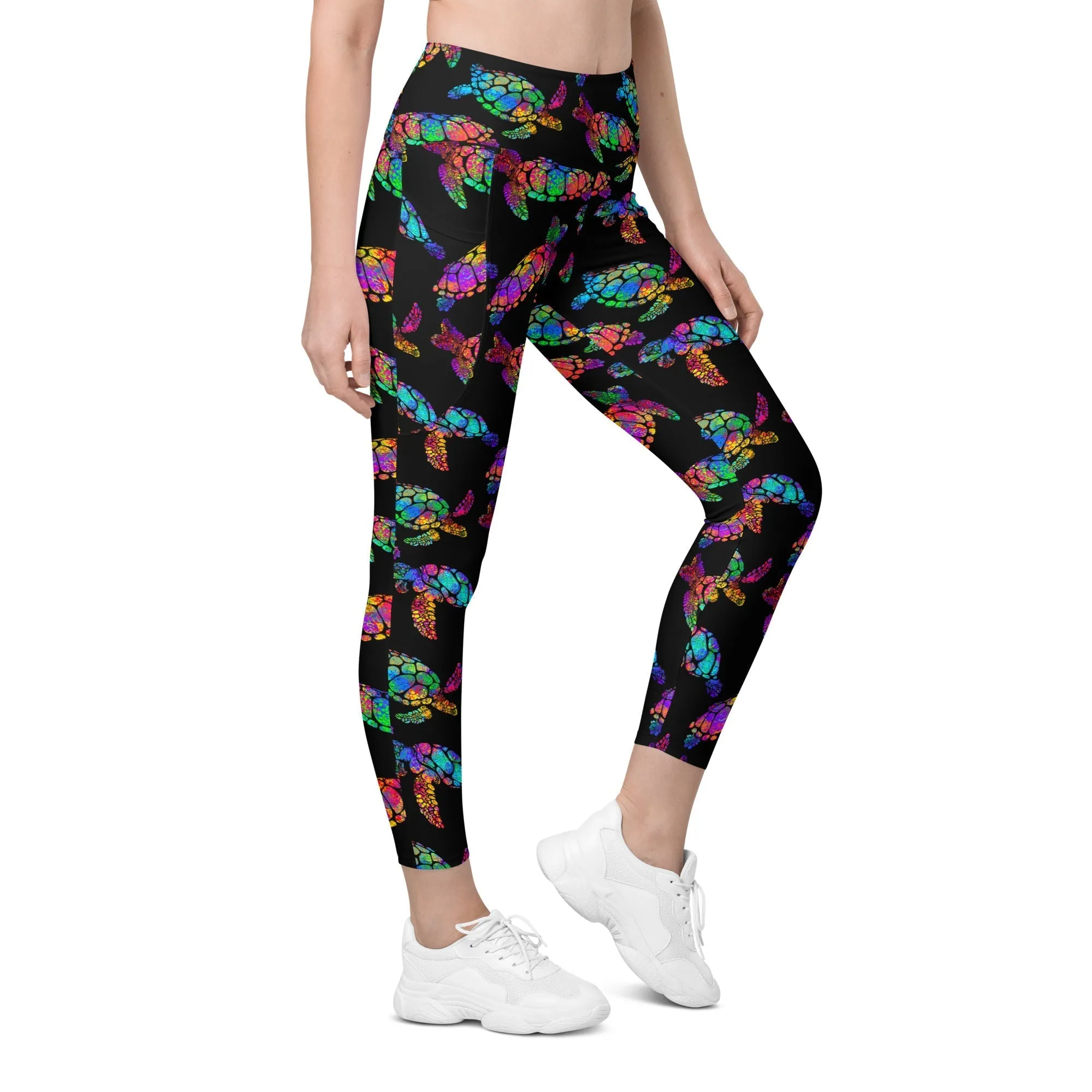 Turtle Leggings With Pockets