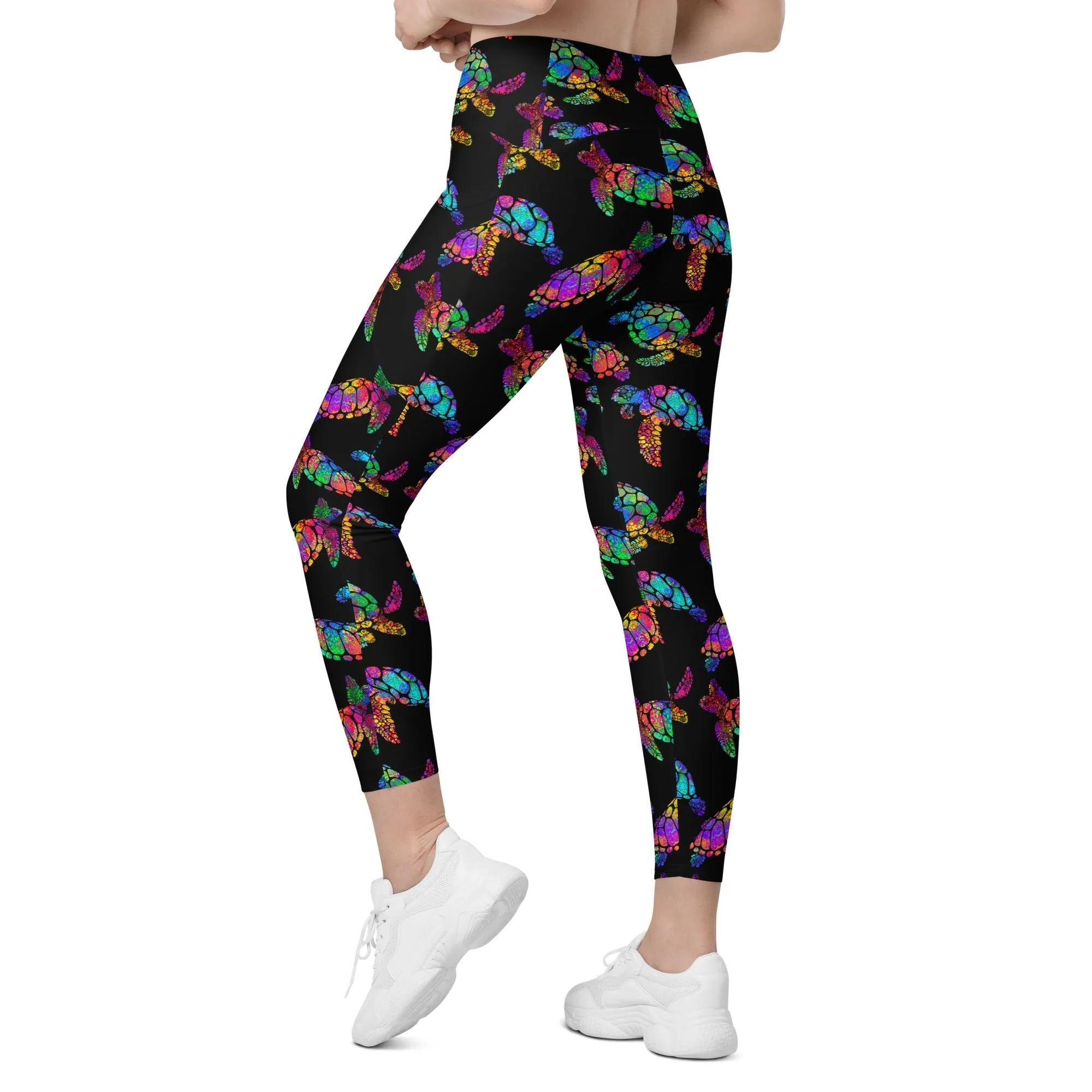 Turtle Leggings With Pockets