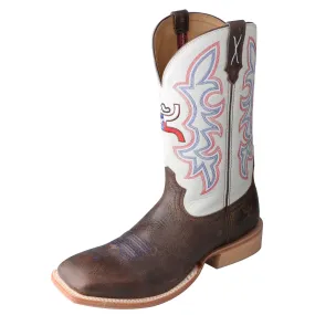 Twisted X 12 Hooey Boot Brown/White