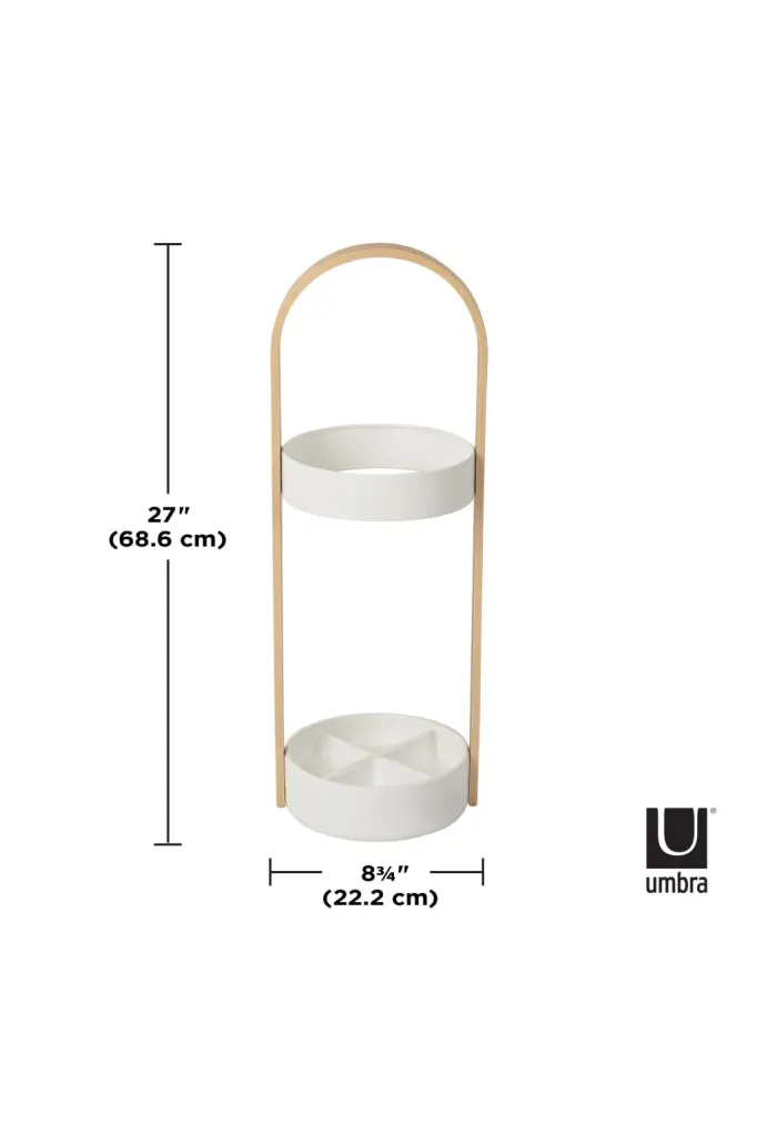 Umbra - Bellwood Umbrella Stand - White/natural