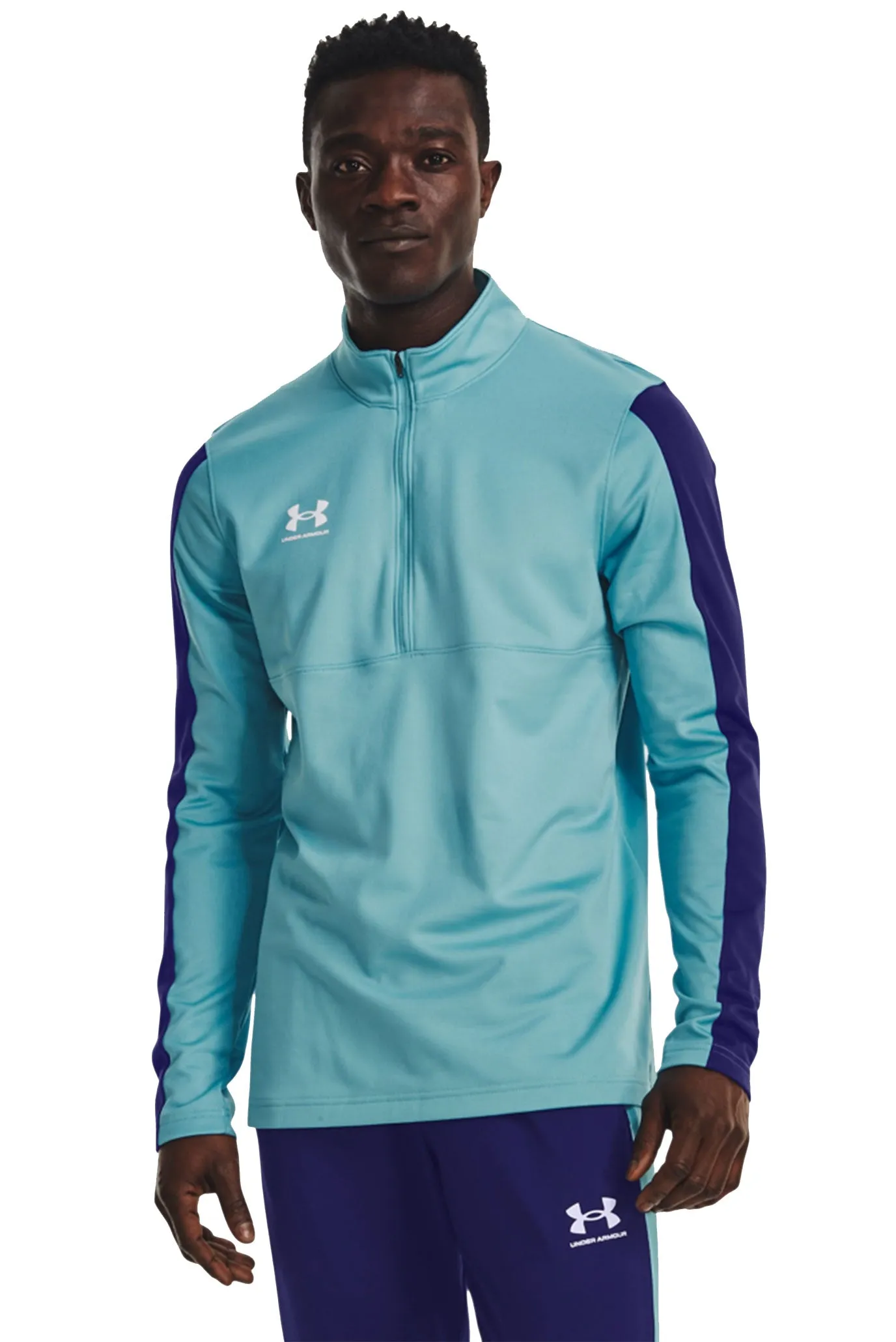 Under Armour Challenger Midlayer Jacket - Mens - Glacier Blue/White