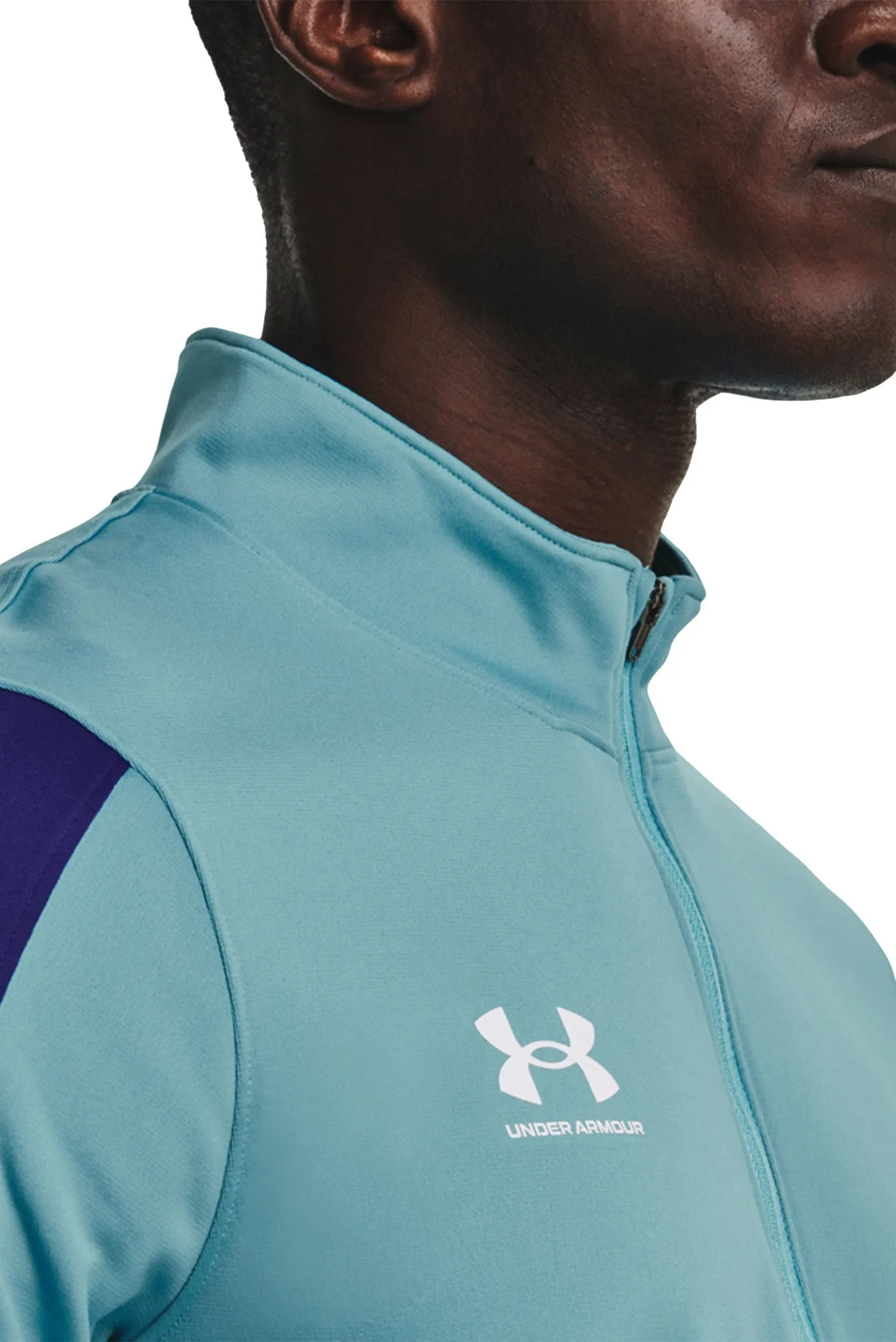 Under Armour Challenger Midlayer Jacket - Mens - Glacier Blue/White