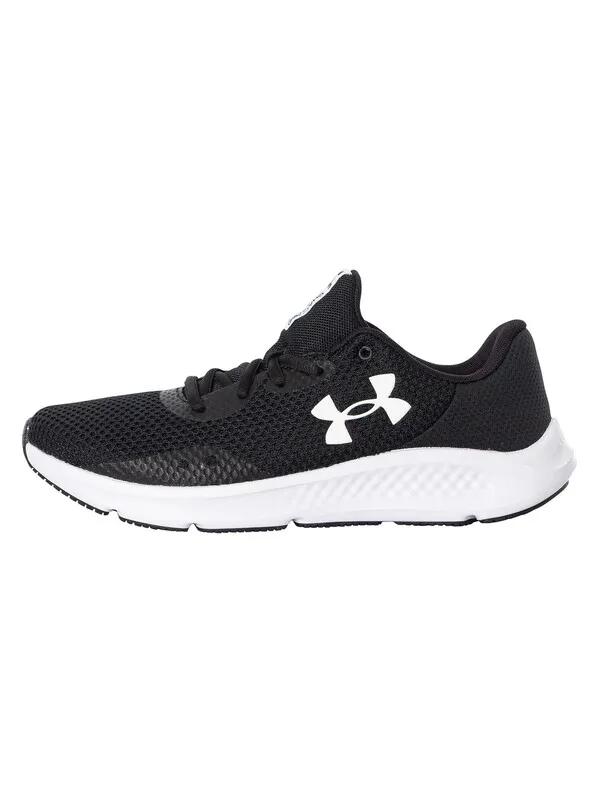 Under Armour Charged Pursuit 3 Trainers - Black/White