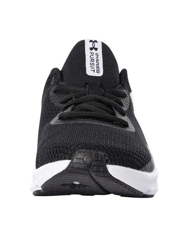 Under Armour Charged Pursuit 3 Trainers - Black/White