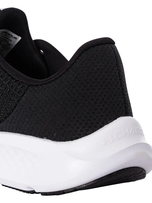 Under Armour Charged Pursuit 3 Trainers - Black/White