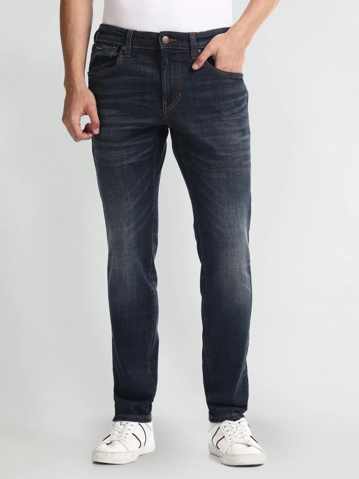 U.S. Polo Assn. Denim Co. Brandon Slim Tapered Fit Blue Jeans