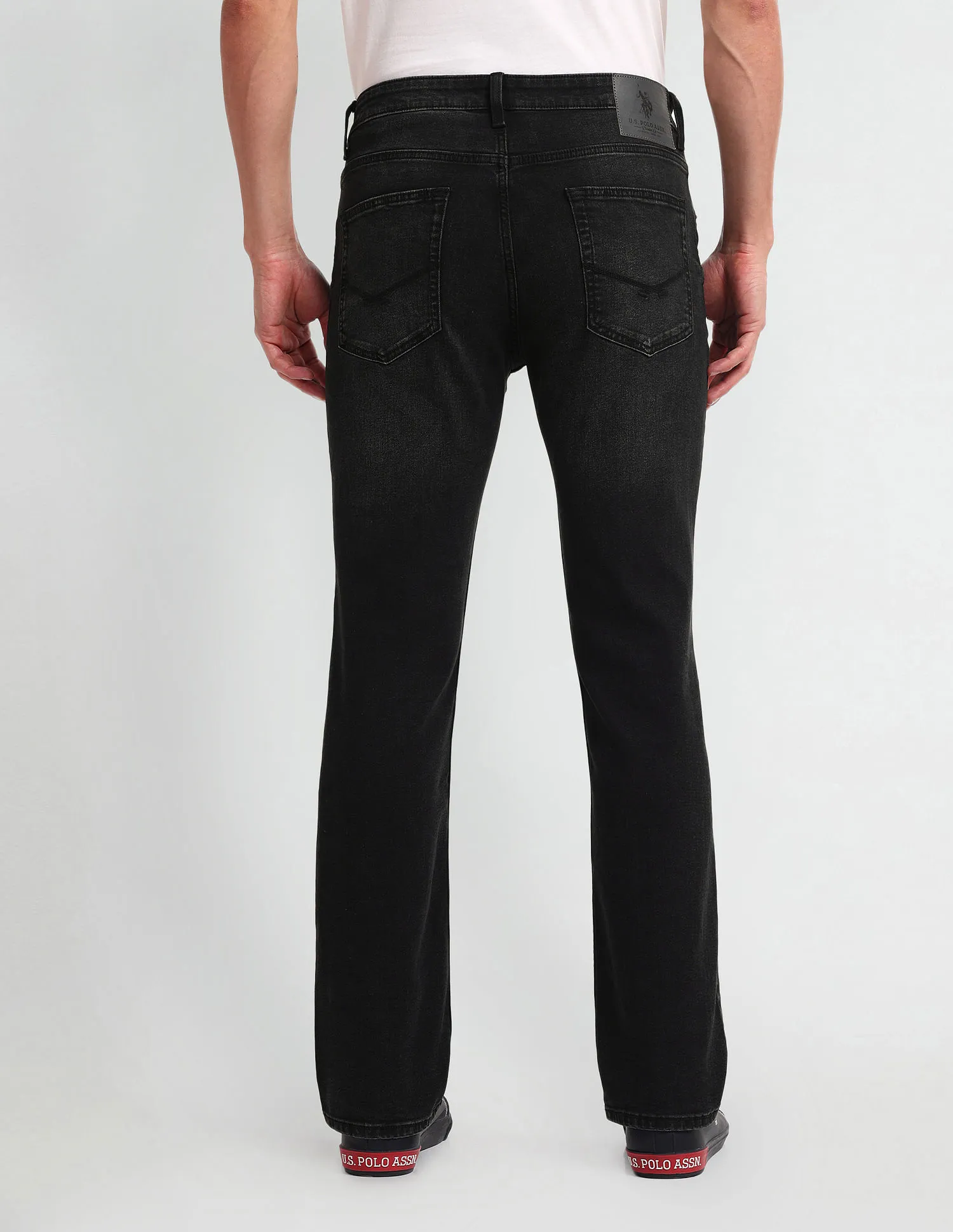 U.S. Polo Assn. Denim Co. Harold Slim Straight Black Jeans