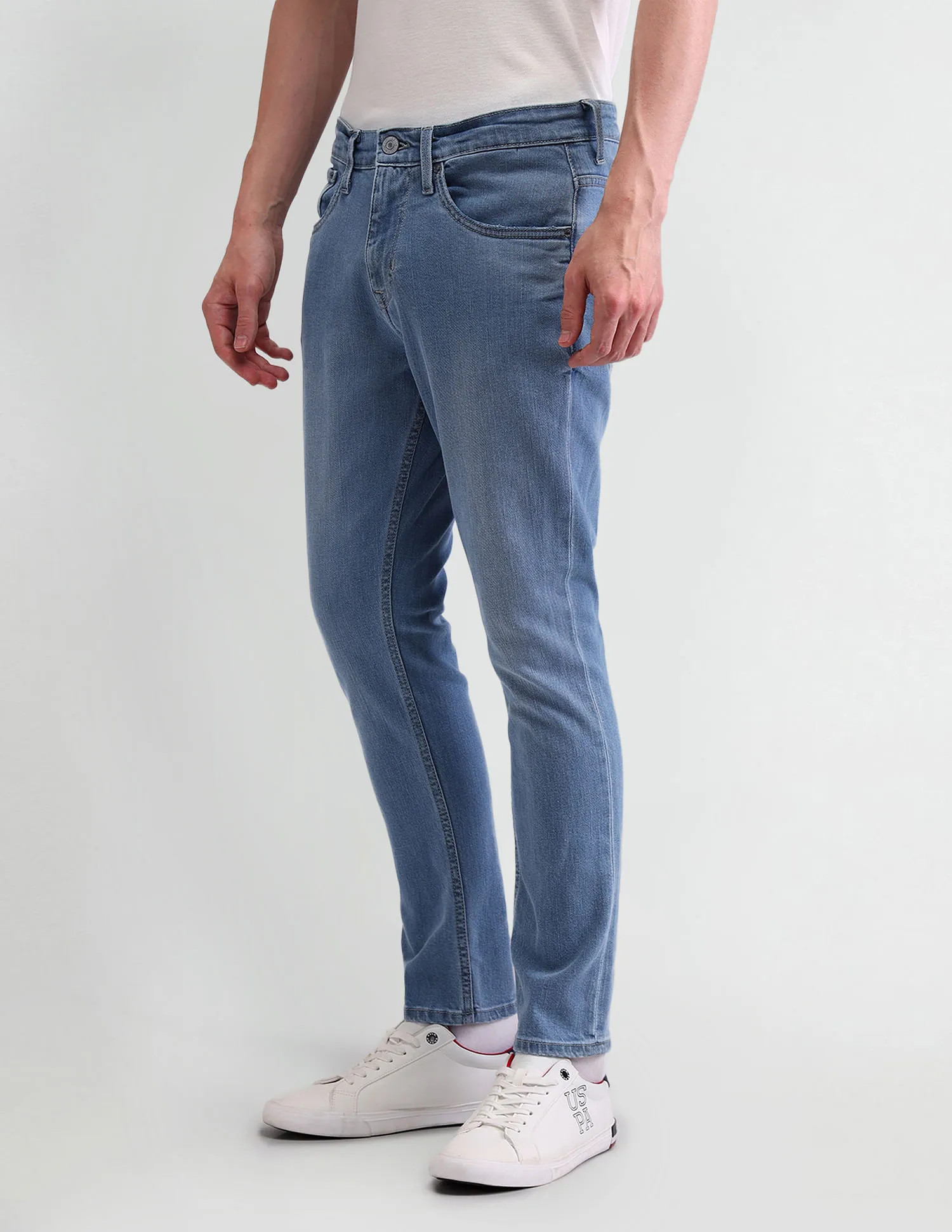 U.S. Polo Assn. Denim Co. Henry Tapered Cropped Blue Jeans