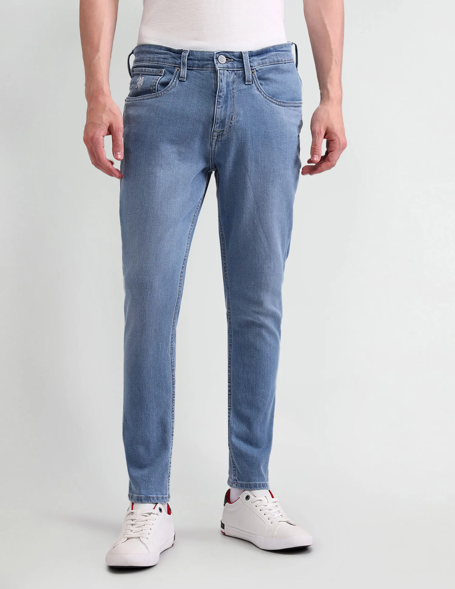 U.S. Polo Assn. Denim Co. Henry Tapered Cropped Blue Jeans