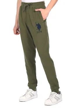 U.S. Polo Assn. Drawstring Waist Solid Joggers