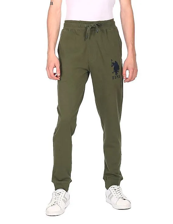 U.S. Polo Assn. Drawstring Waist Solid Joggers