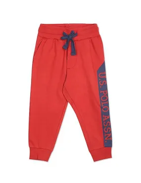 U.S. Polo Assn. Kids Drawstring Waist Logo Joggers