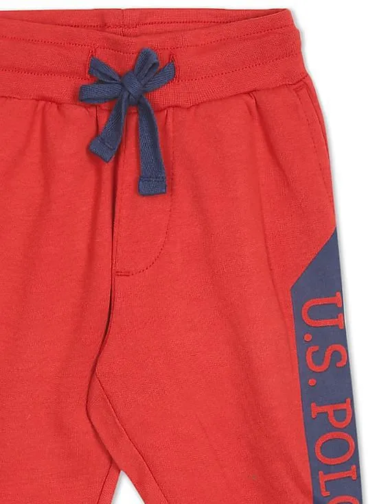 U.S. Polo Assn. Kids Drawstring Waist Logo Joggers