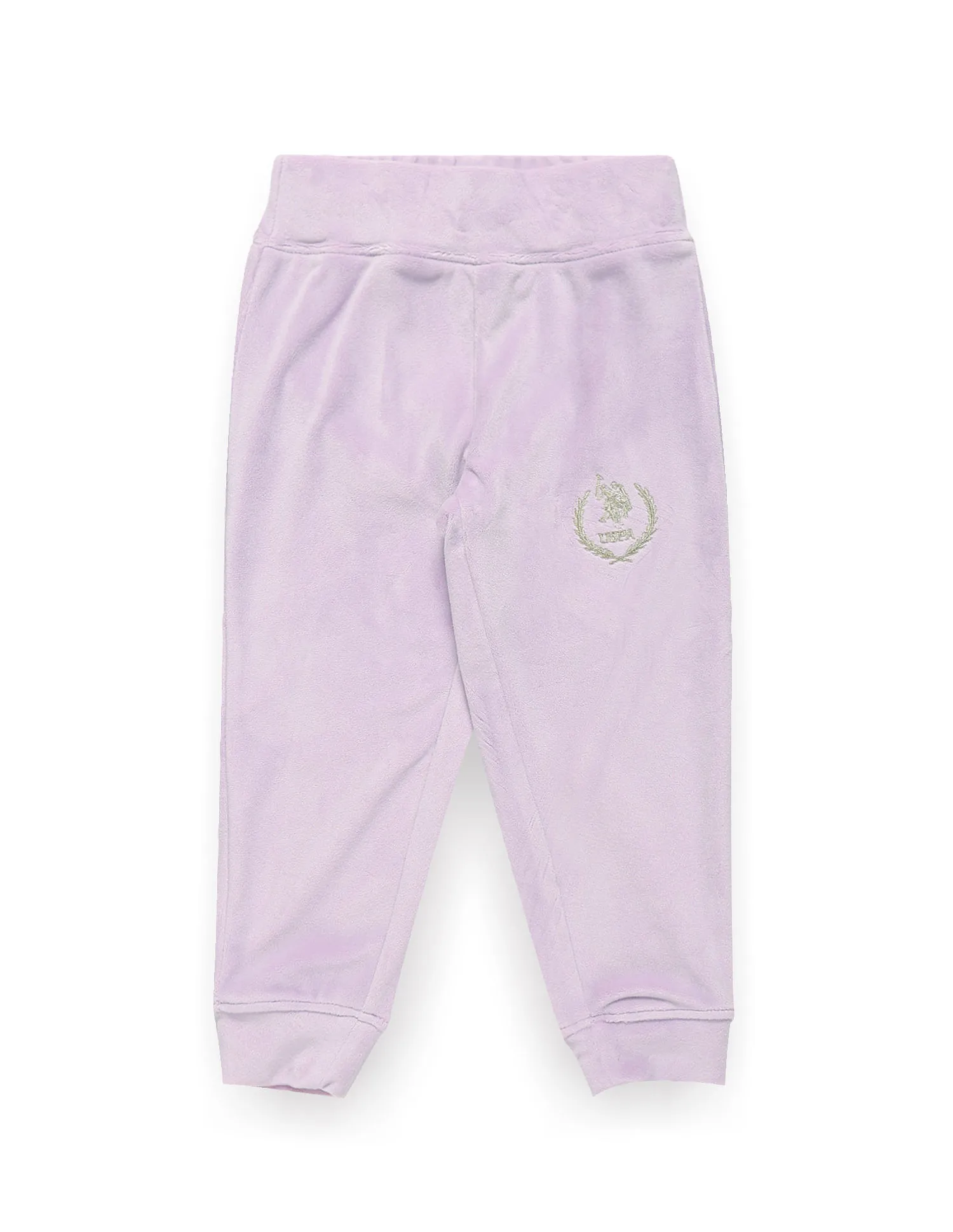 U.S. Polo Assn. Kids Girls Embroidered Logo Joggers