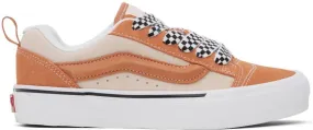 Vans Orange & Beige Knu Skool VLT LX Sneakers