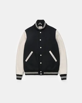 Varsity Jacket - Black / Milk