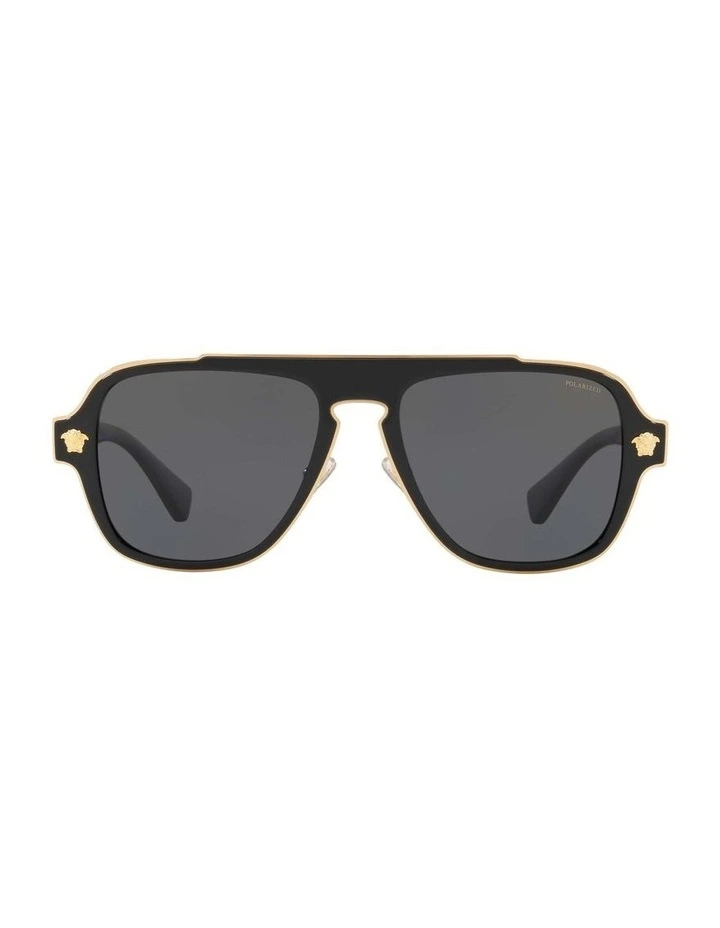 VE2199 Black Polarised Sunglasses