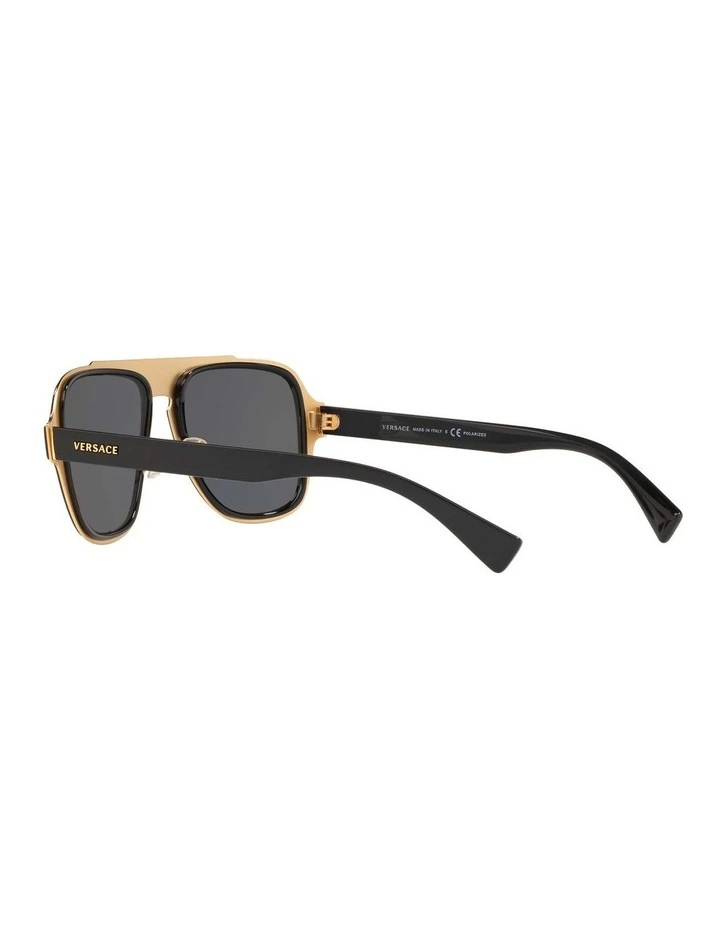 VE2199 Black Polarised Sunglasses