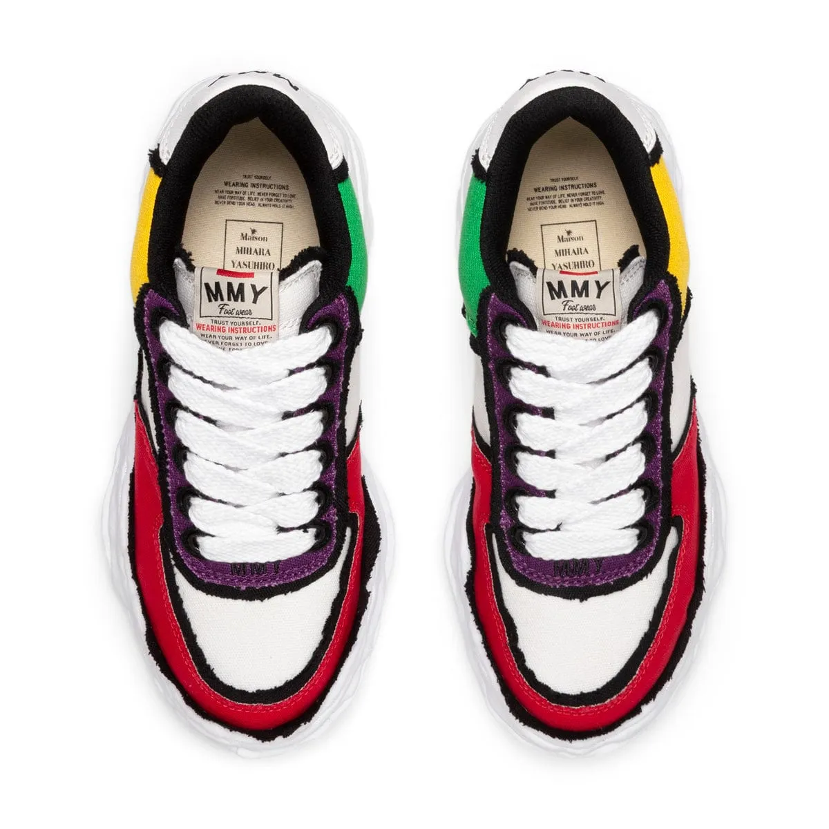 WAYNE LOW TOP SNEAKERS MULTI | Bodega