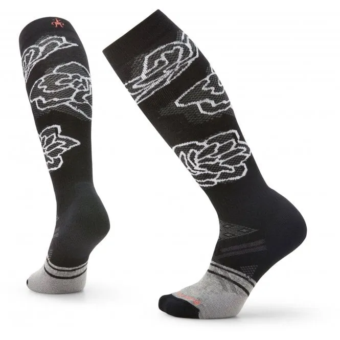 Women's Ski Full Cushion Pattern Over The Calf Socks