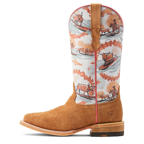 Women's Frontier Western Aloha Western Boot in Rusty/Surfing