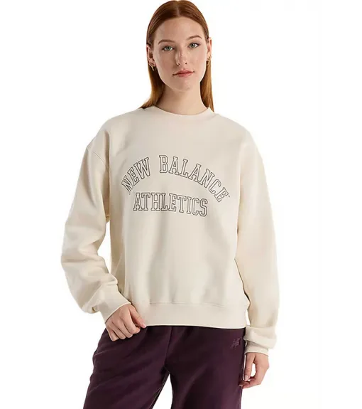 Women's Sweatshirt New Balance Crw Fl WT43516 LINE