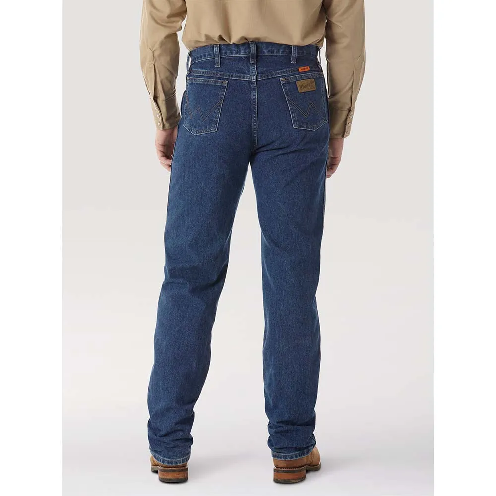 Wrangler Mens FR Original Fit Jeans In Stonewash - Shop Now