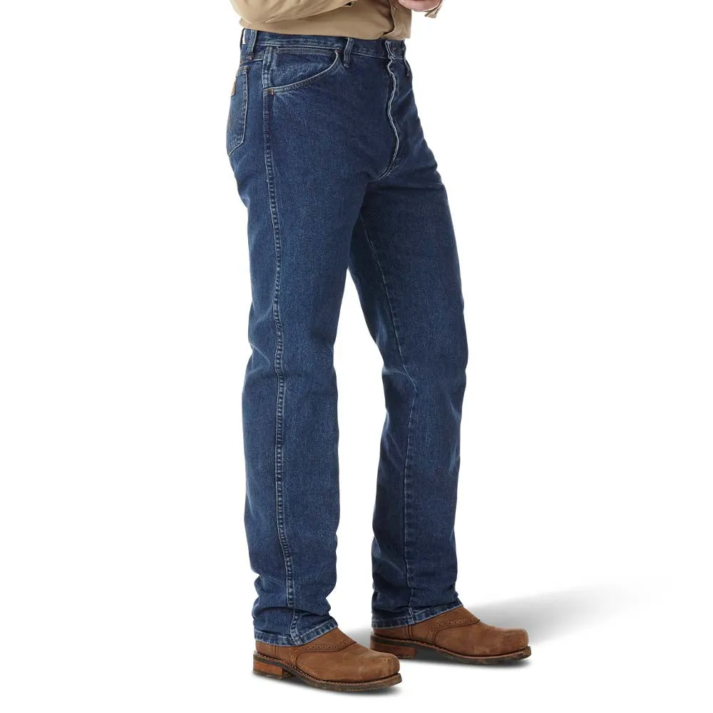 Wrangler Mens FR Original Fit Jeans In Stonewash - Shop Now