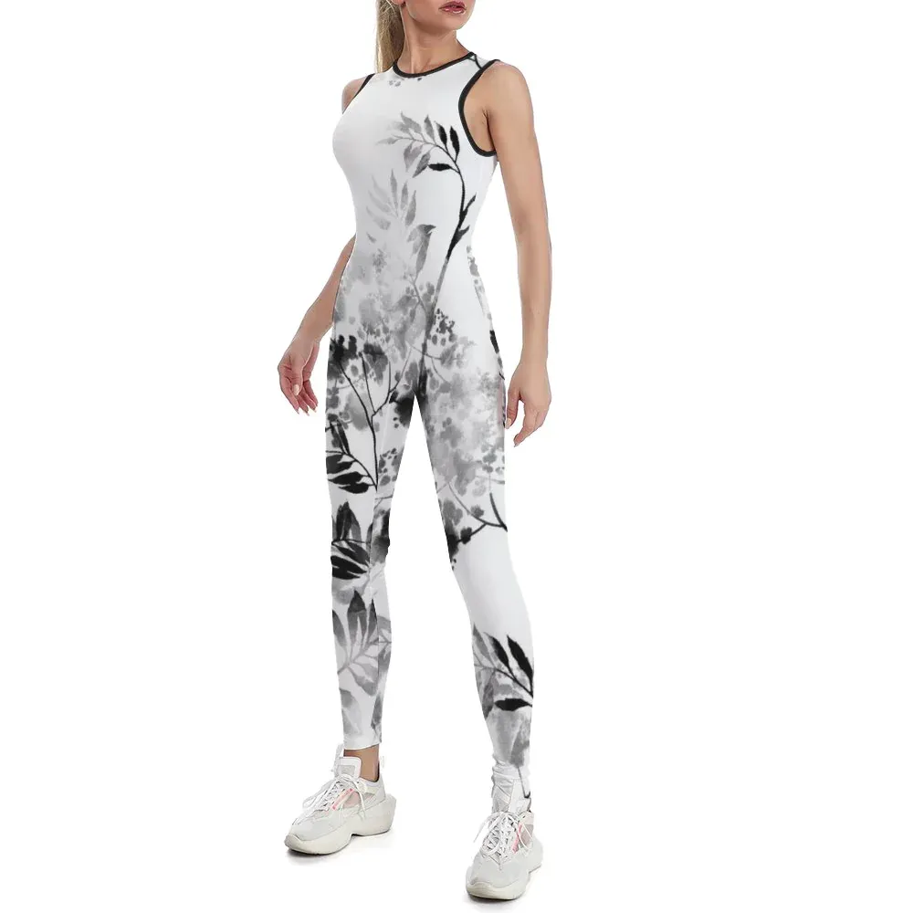 XG001 Set Yoga Top & Yoga Leggings Damen / Frauen Voll-Druck (Multi-Image-Design) selbst gestalten und bedrucken