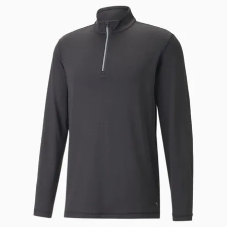 You-V Quarter-Zip Men's Golf Sweatshirt | PUMA Black | PUMA SHOP ALL PUMA | PUMA 